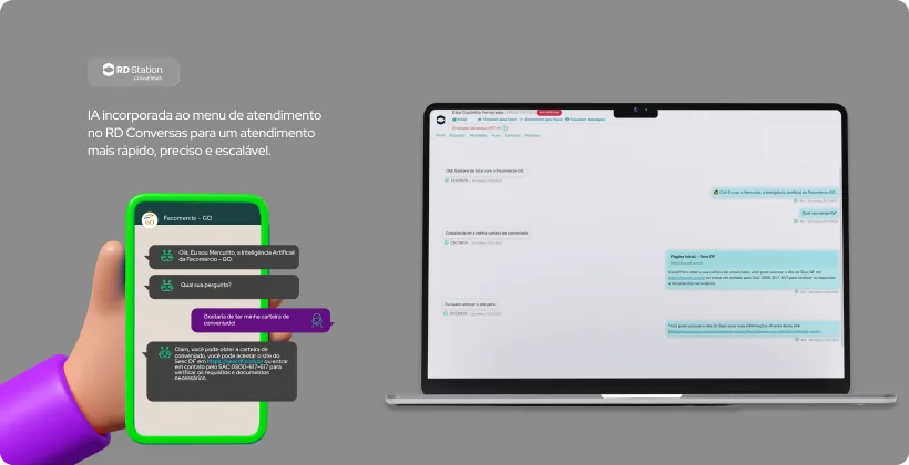 Dashboard de atendimento — IA Mercurito na CNC e BW8 Martech