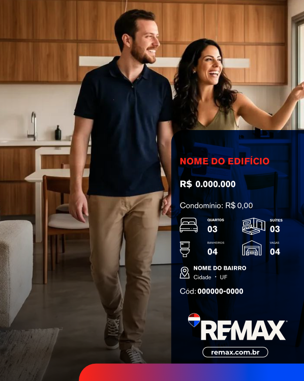 Template de post REMAX gerado por IA